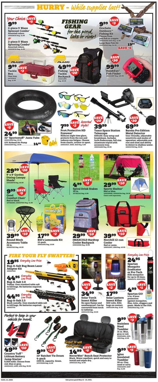 Orscheln Farm and Home Ad from 05/12/2021