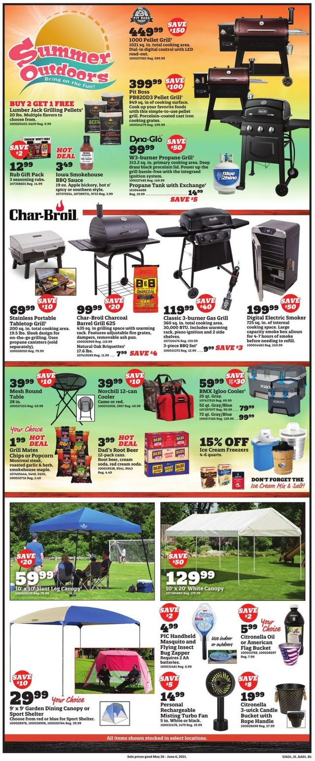 Orscheln Farm and Home Ad from 05/26/2021