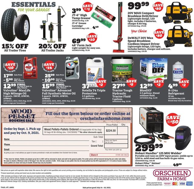 Orscheln Farm and Home Ad from 07/14/2021