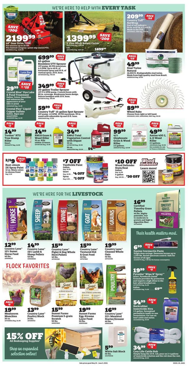 Orscheln Farm and Home Ad from 05/25/2022