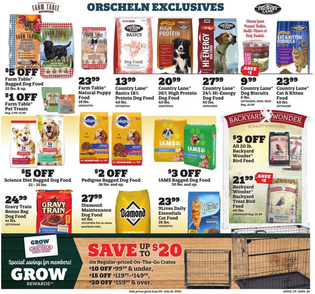 Orscheln Farm and Home Ad from 06/29/2022