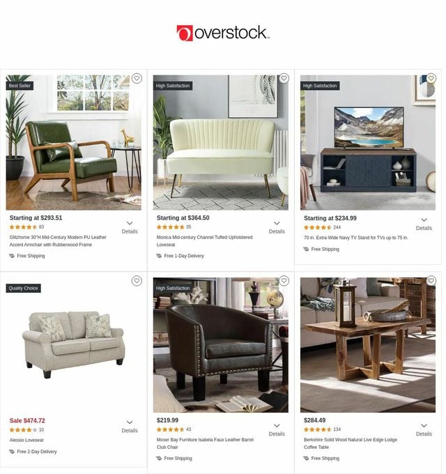 Overstock Ad from 09/24/2022