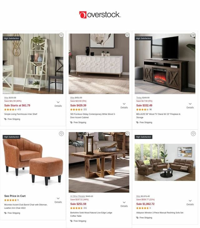 Overstock Ad from 12/01/2022