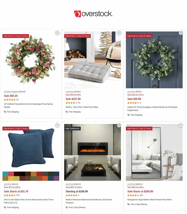 Overstock Ad from 04/13/2023