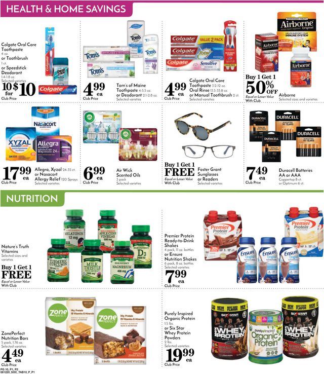 Pavilions Ad from 08/12/2020
