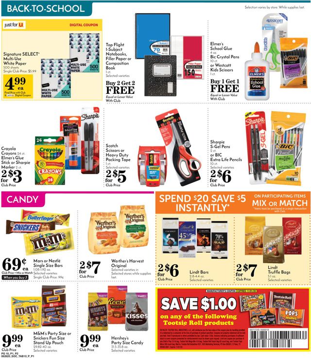 Pavilions Ad from 08/26/2020