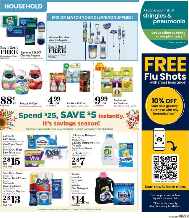 Pavilions Ad from 09/16/2020