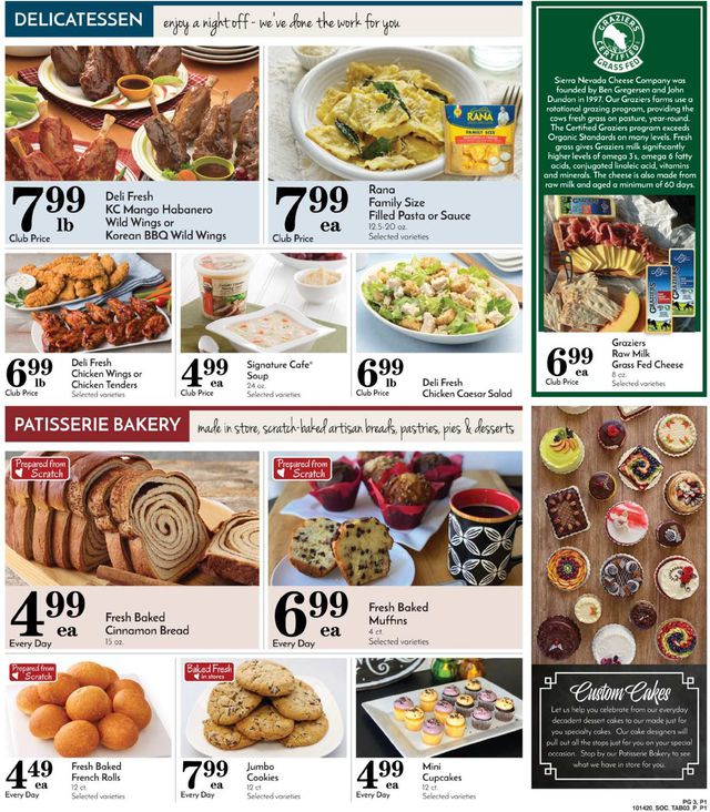 Pavilions Ad from 10/14/2020