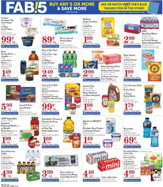 Pavilions Ad from 10/21/2020