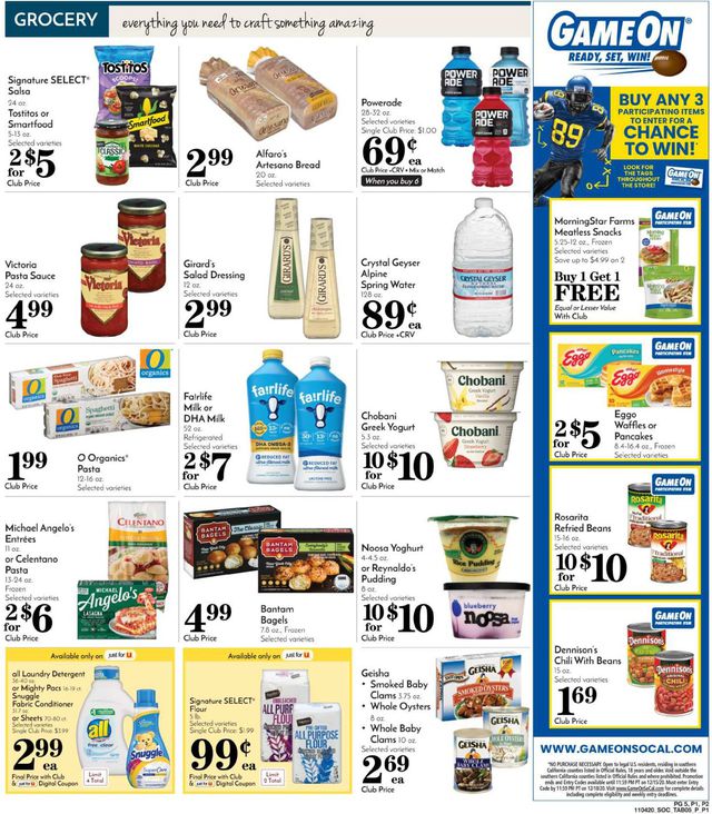 Pavilions Ad from 11/04/2020