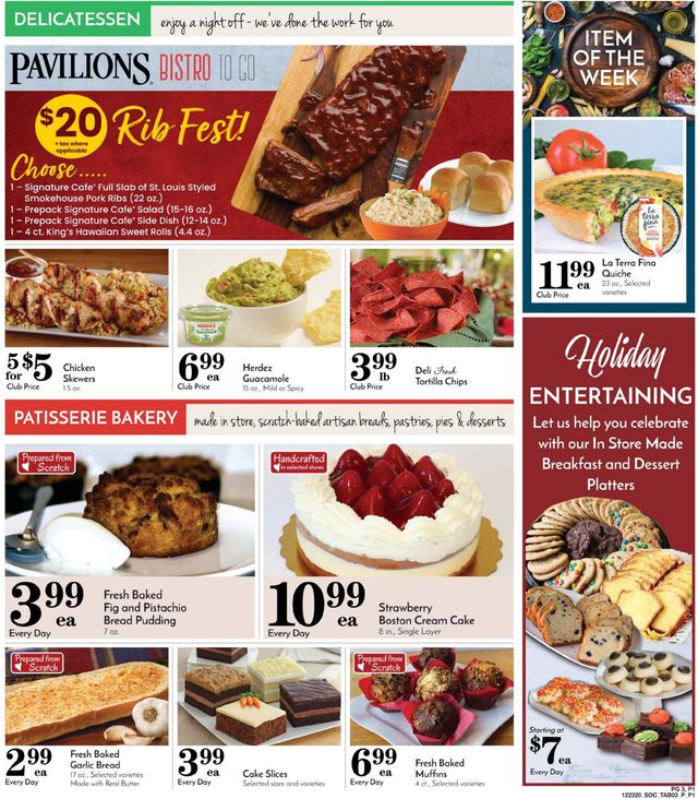 Pavilions Ad from 12/23/2020