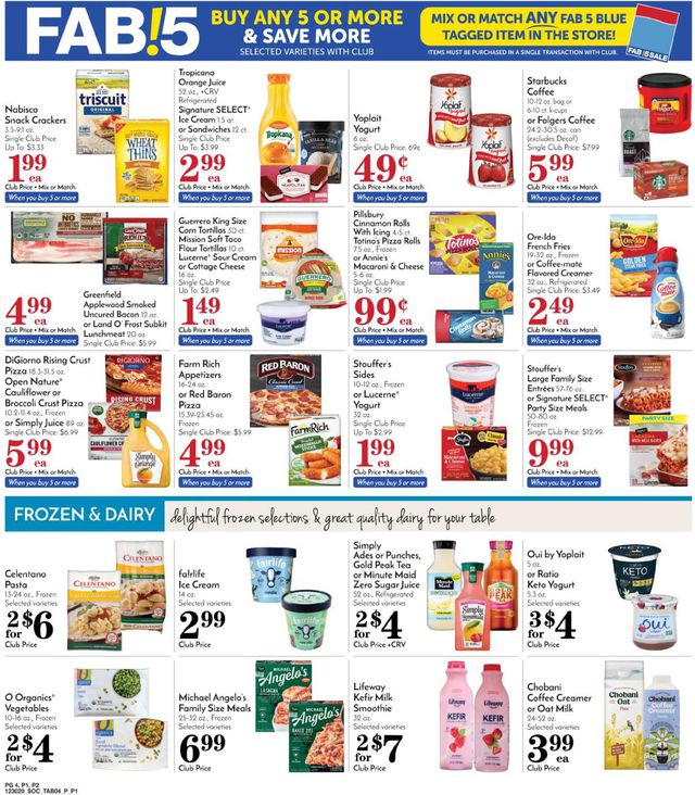 Pavilions Ad from 12/30/2020