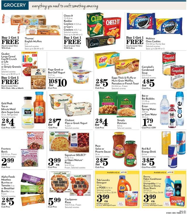Pavilions Ad from 01/20/2021