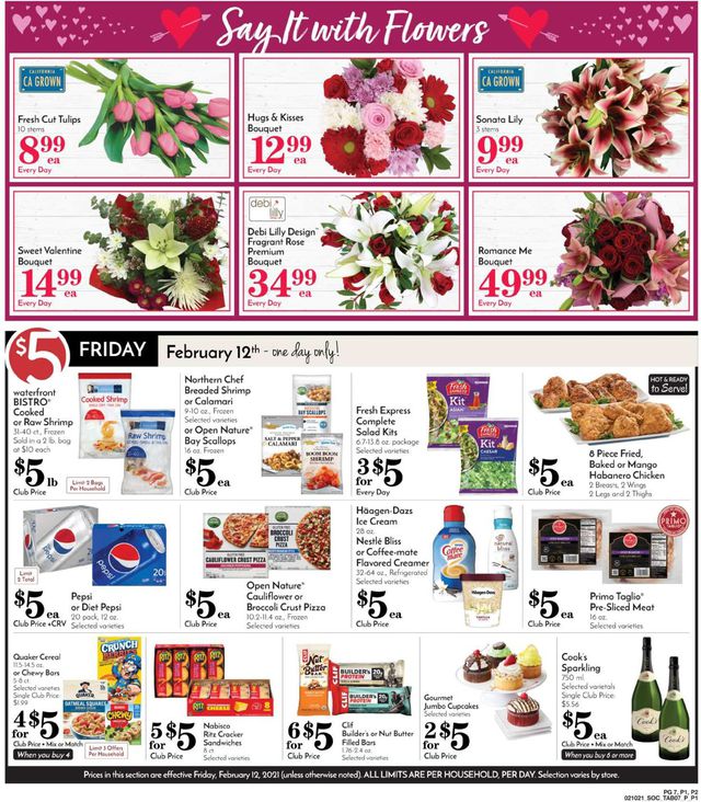 Pavilions Ad from 02/10/2021