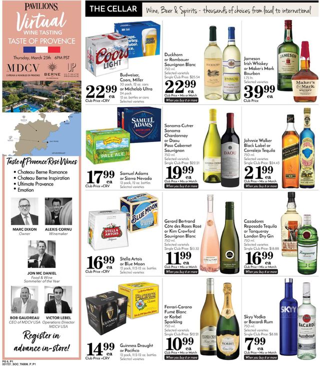 Pavilions Ad from 03/17/2021