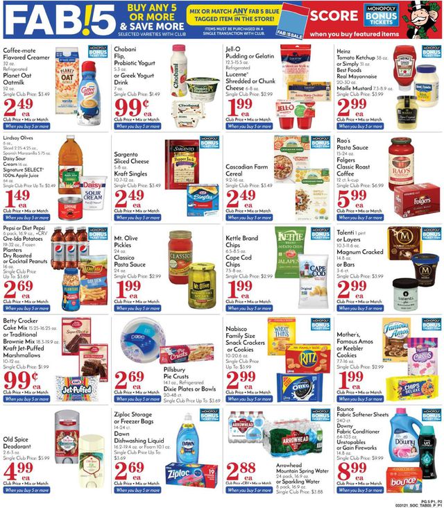 Pavilions Ad from 03/31/2021