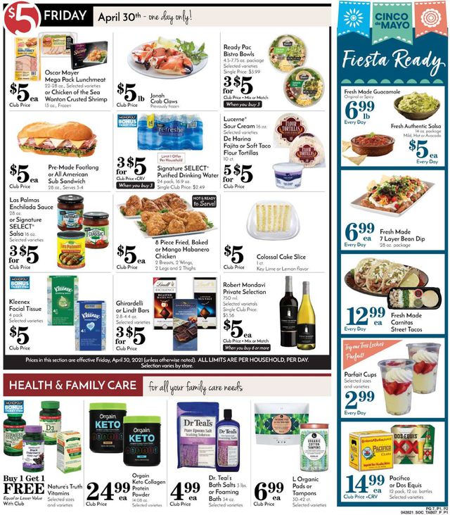 Pavilions Ad from 04/28/2021