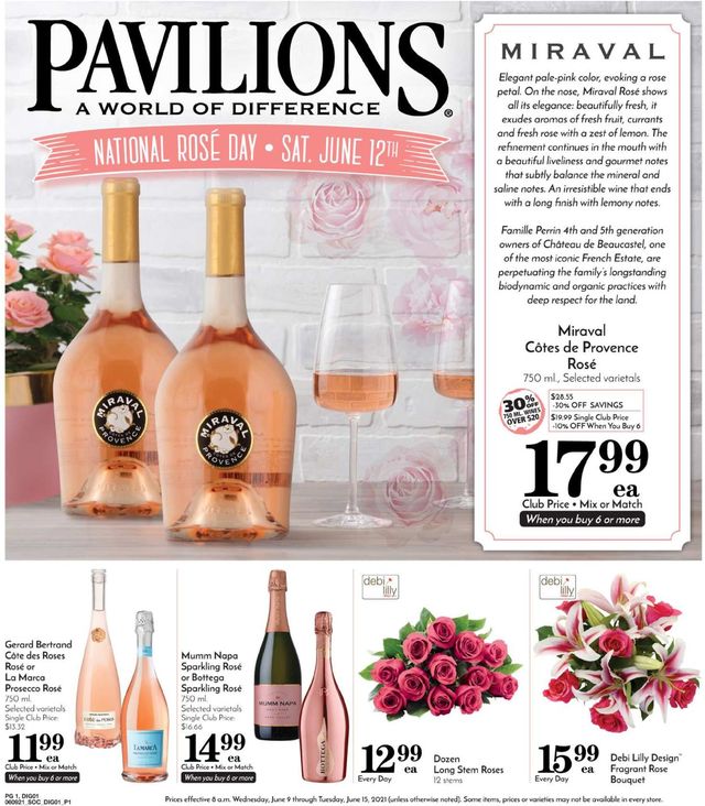 Pavilions Ad from 06/09/2021