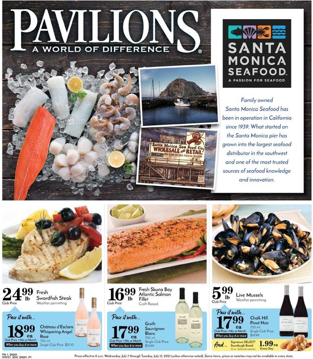Pavilions Ad from 07/07/2021