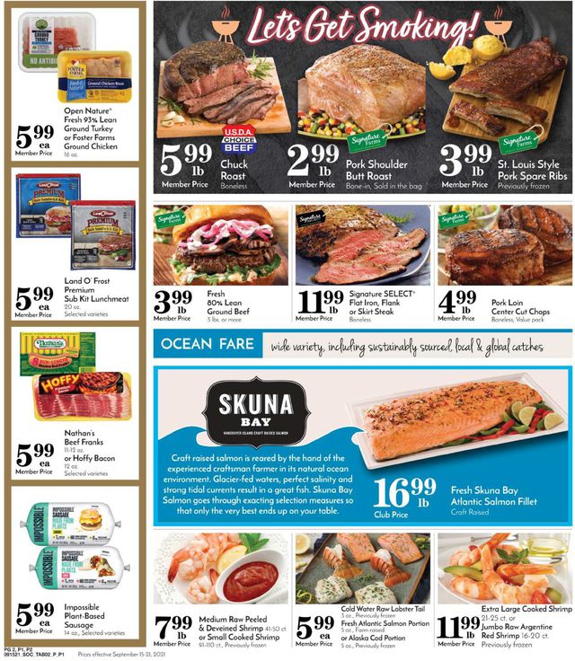 Pavilions Ad from 09/15/2021