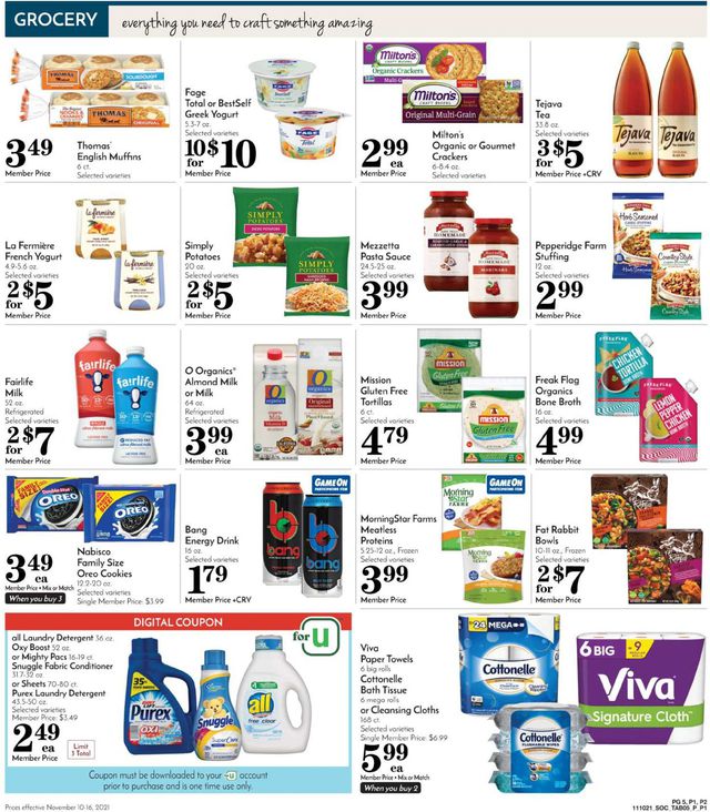 Pavilions Ad from 11/10/2021