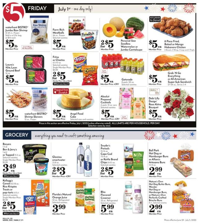 Pavilions Ad from 06/29/2022