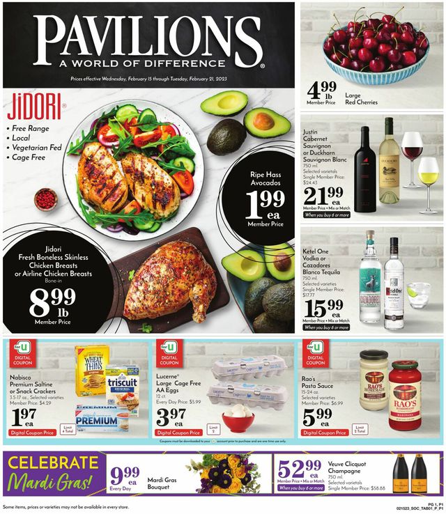 Pavilions Ad from 02/15/2023
