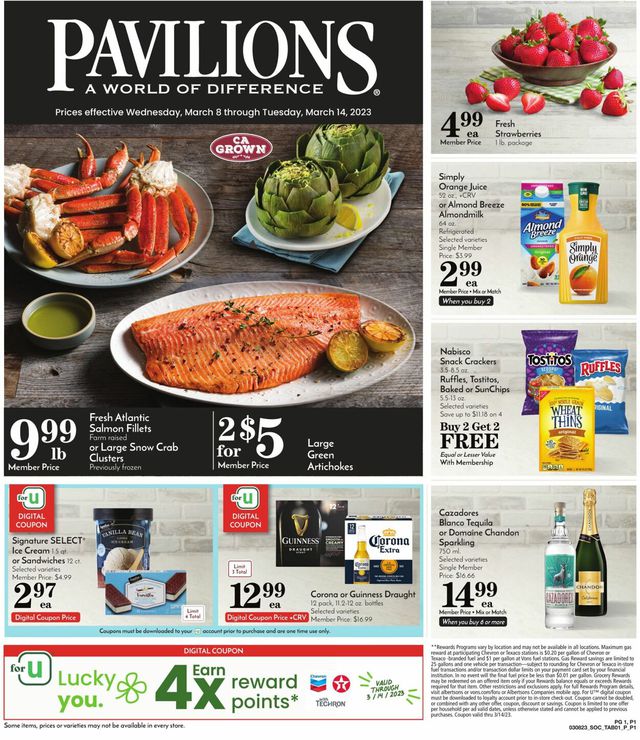 Pavilions Ad from 03/08/2023