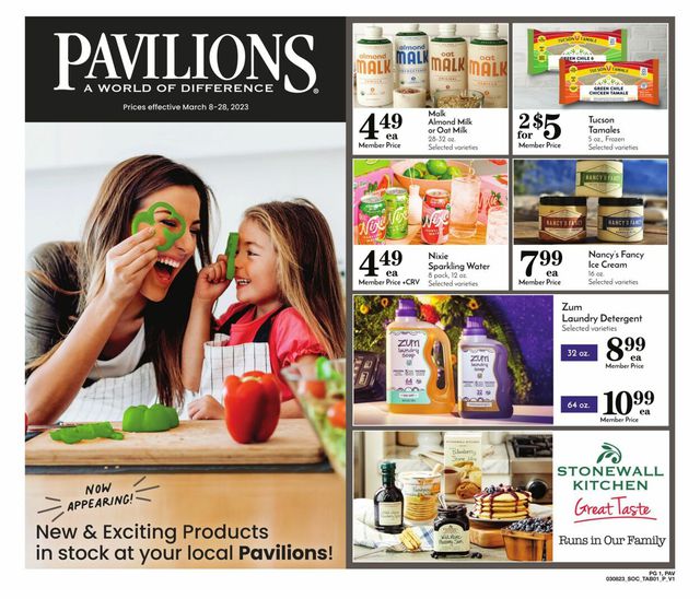Pavilions Ad from 03/08/2023