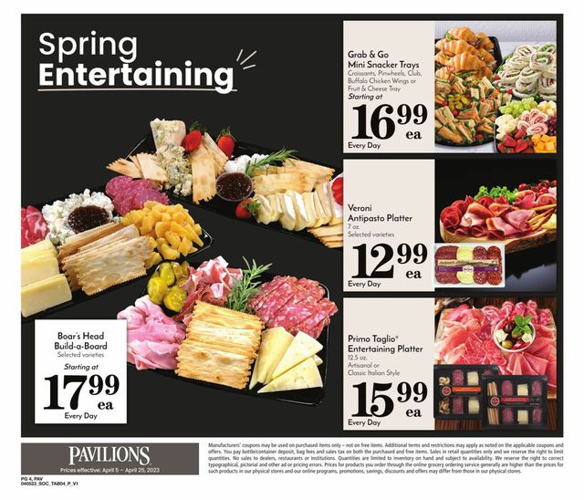 Pavilions Ad from 04/05/2023