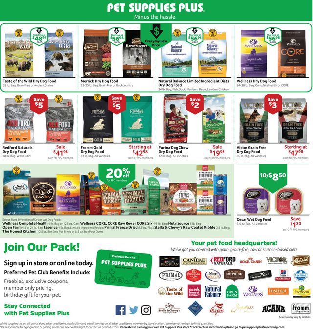 Pet Supplies Plus Ad from 12/31/2020