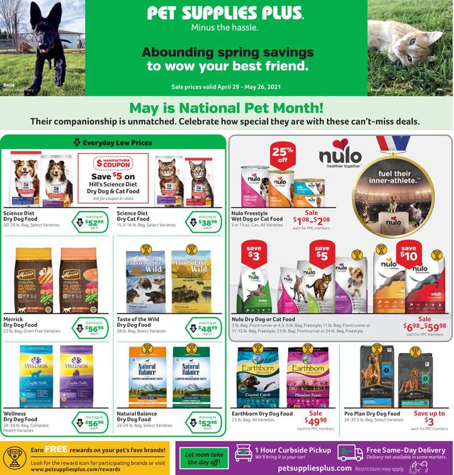Pet Supplies Plus Ad from 05/01/2021