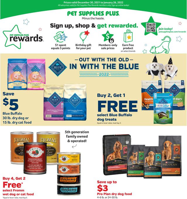 Pet Supplies Plus Ad from 12/30/2021
