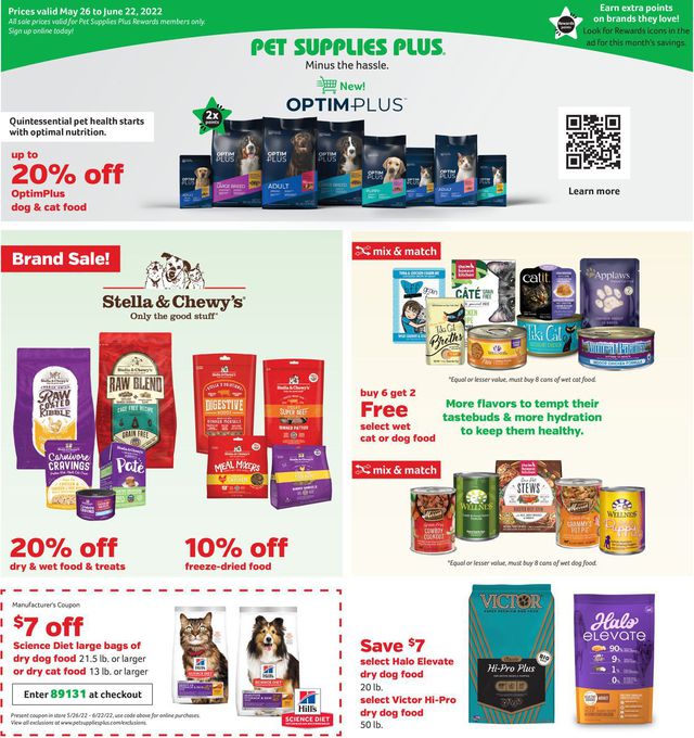Pet Supplies Plus Ad from 05/26/2022