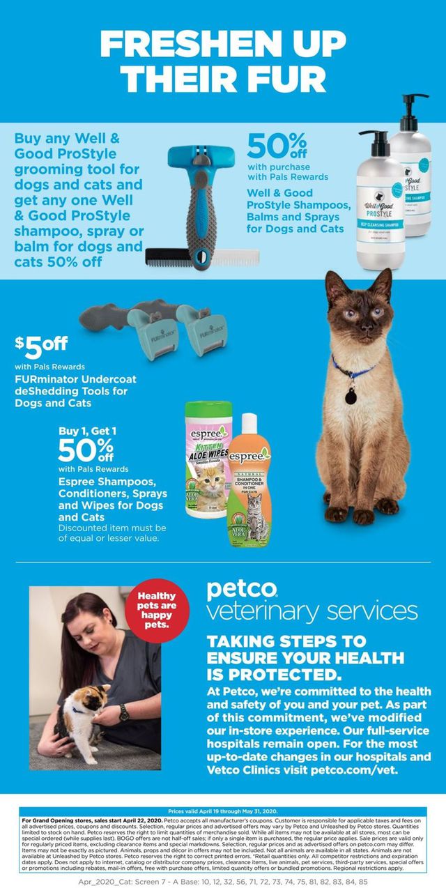 Petco Ad from 04/26/2020