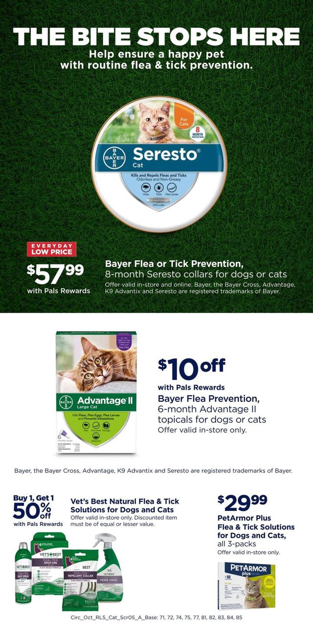 Petco Ad from 10/04/2020