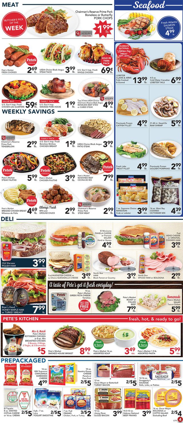 Pete's Fresh Market Ad from 09/23/2020