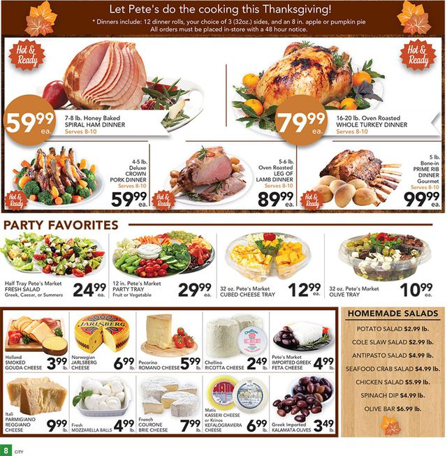 Pete's Fresh Market Ad from 11/18/2020