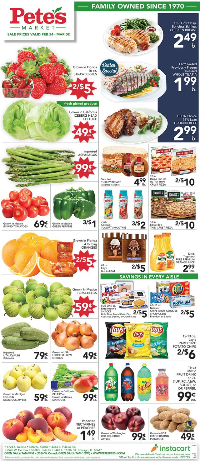 Pete's Fresh Market Ad from 02/24/2021