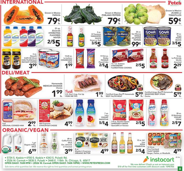 Pete's Fresh Market Ad from 04/14/2021