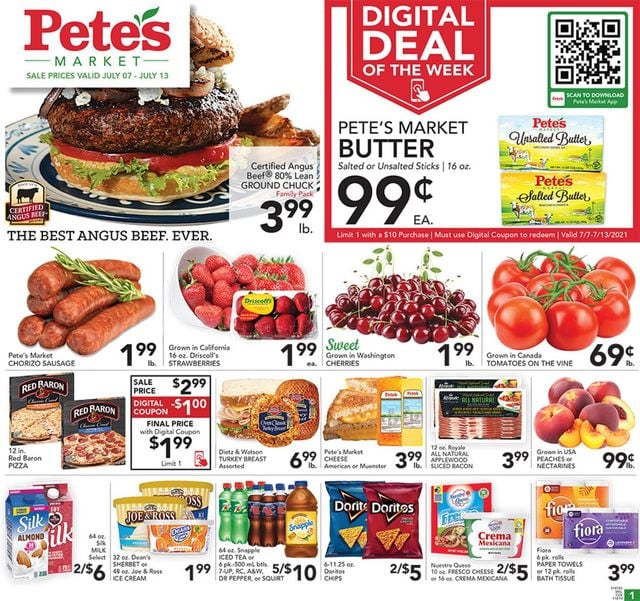 Pete's Fresh Market Ad from 07/07/2021