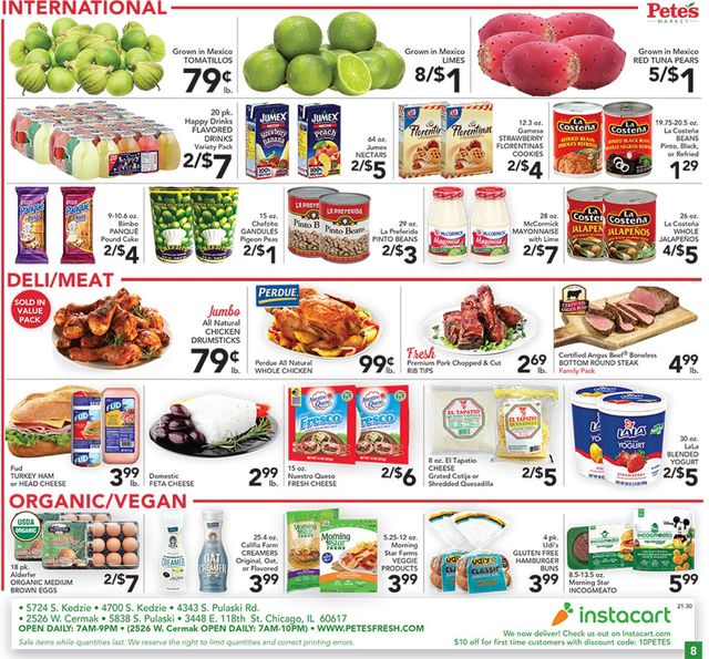 Pete's Fresh Market Ad from 07/21/2021