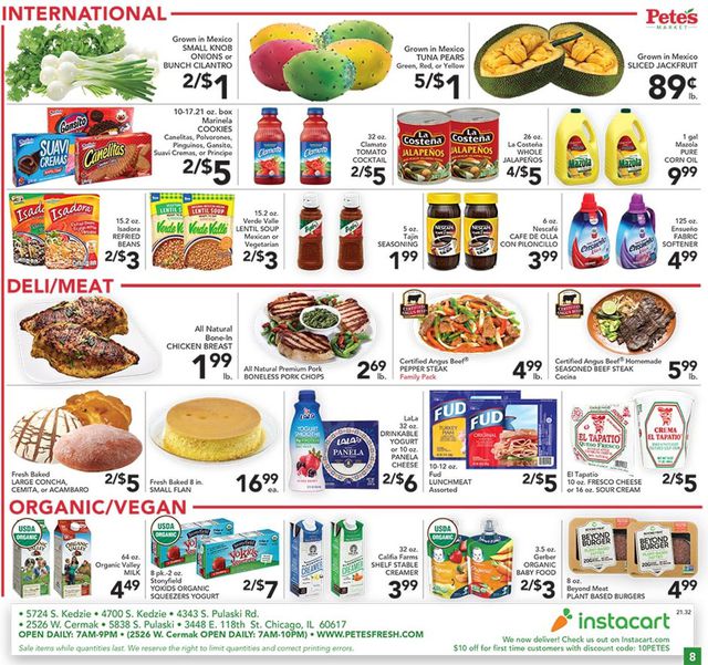 Pete's Fresh Market Ad from 08/04/2021