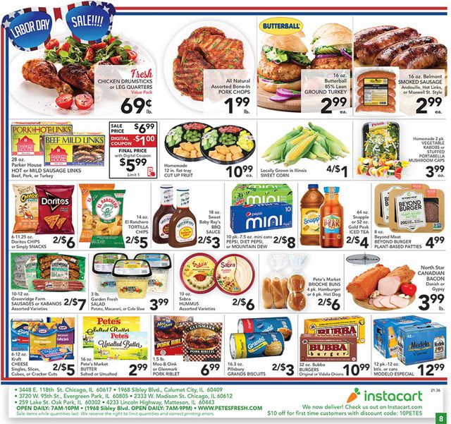 Pete's Fresh Market Ad from 09/01/2021