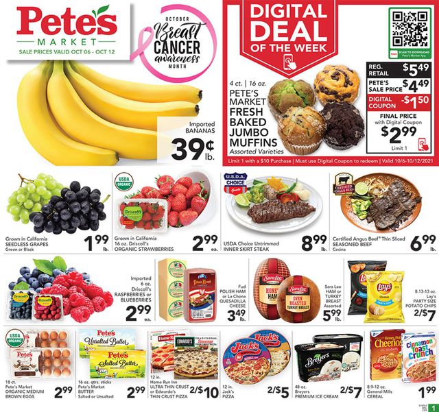 Pete's Fresh Market Ad from 10/06/2021