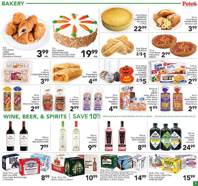 Pete's Fresh Market Ad from 10/13/2021