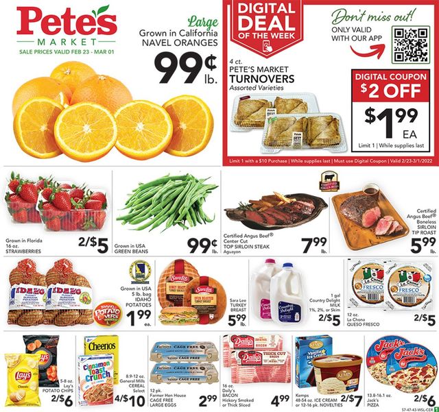 Pete's Fresh Market Ad from 02/23/2022