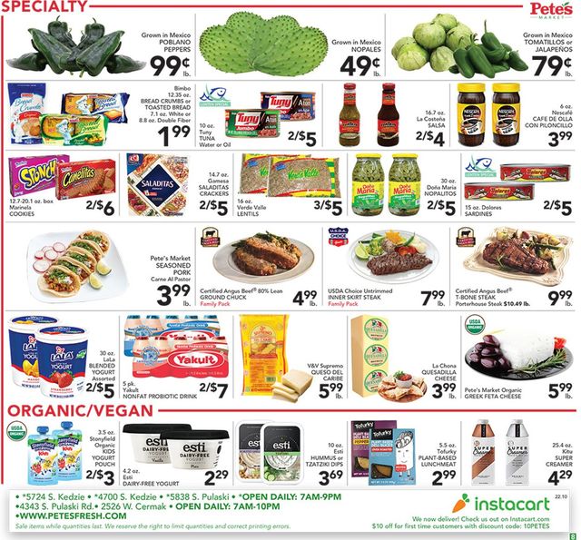 Pete's Fresh Market Ad from 03/09/2022