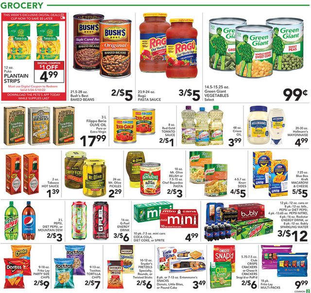 Pete's Fresh Market Ad from 05/04/2022