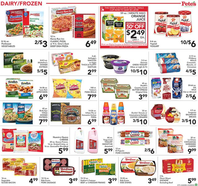 Pete's Fresh Market Ad from 08/10/2022